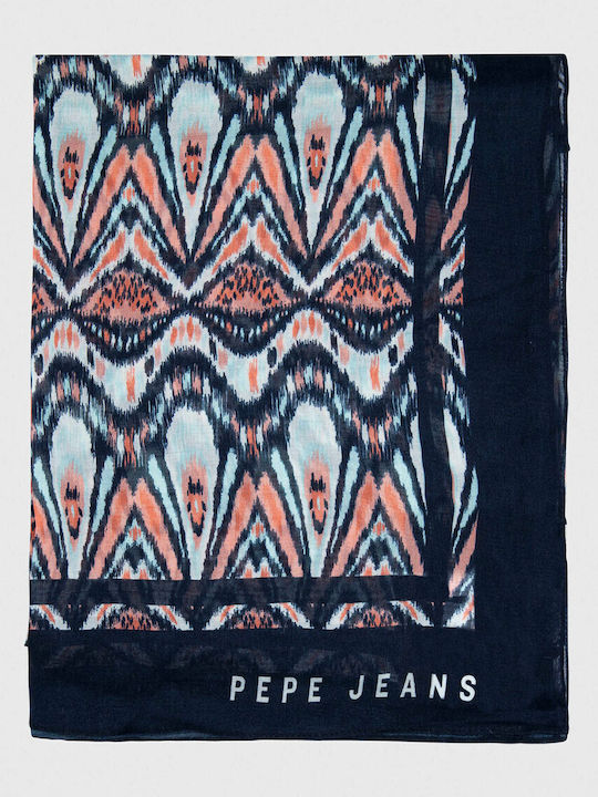 Pepe Jeans Γυναικείο Φουλάρι Navy Μπλε