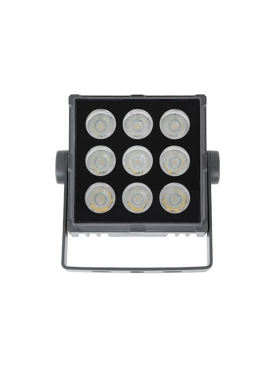 GloboStar Flood-Tiny Outdoor Floor Lamp LED Wall Washer 27W with Natural White Light IP65 Gray