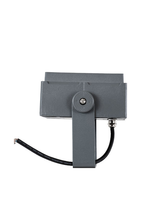 GloboStar Flood-Tiny Outdoor Floor Lamp LED Wall Washer 27W with Natural White Light IP65 Gray
