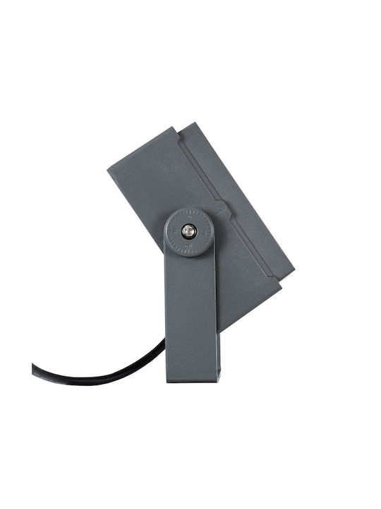 GloboStar Flood-Tiny Outdoor Floor Lamp LED Wall Washer 27W with Natural White Light IP65 Gray