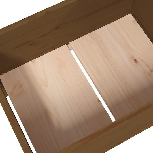 vidaXL Planter Box Lemn Maro 178.5x44x75cm.