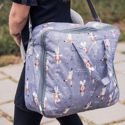 My Bag's Τσάντα Μαιευτηρίου Ώμου/Χειρός Magic Ballerinas Μπλε 50x18x38εκ.