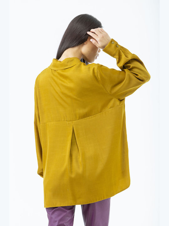 Moutaki Women's Long Sleeve Shirt Yellow