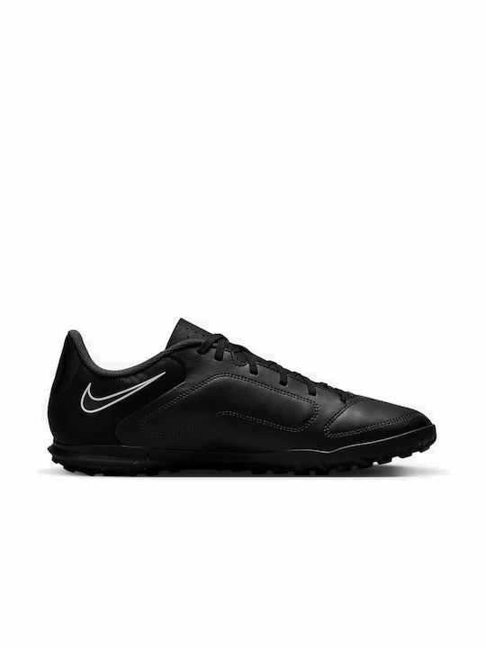 Nike Tiempo Legend 9 Club TF Low Football Shoes with Molded Cleats Black / Summit White / Light Photo Blue