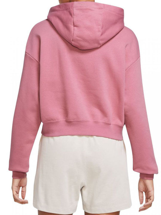 Nike Women's Hooded Fleece Sweatshirt Pink