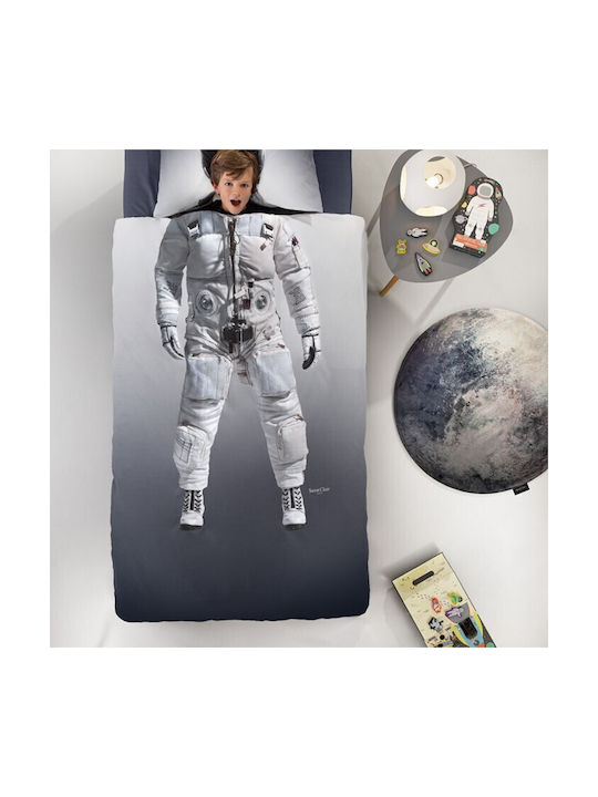 Saint Clair Sheet Set Single Cotton Space Gray 170x250cm 2pcs