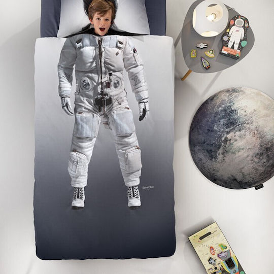 Saint Clair Sheet Set Single Cotton Space Gray 170x250cm 2pcs