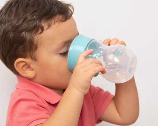 Kiokids Παιδικό Ποτηράκι από Πλαστικό Μπλε 270ml για 10m+