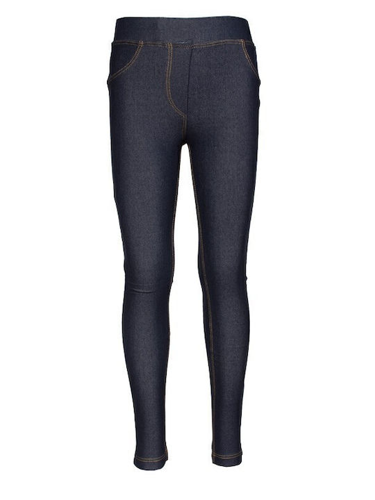 Kinder Leggings Lang Blau