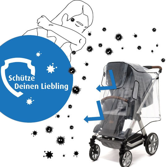 Reer Waterproof Black Stroller Active