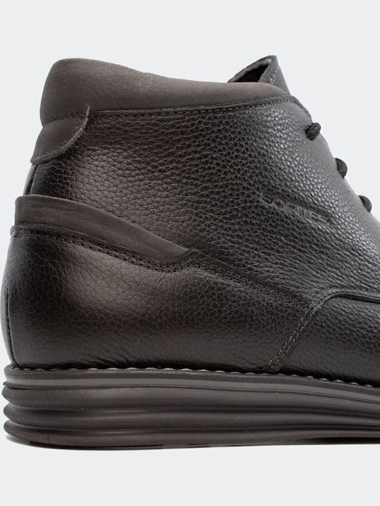 Leather Men's Boots Anatomical Total Black