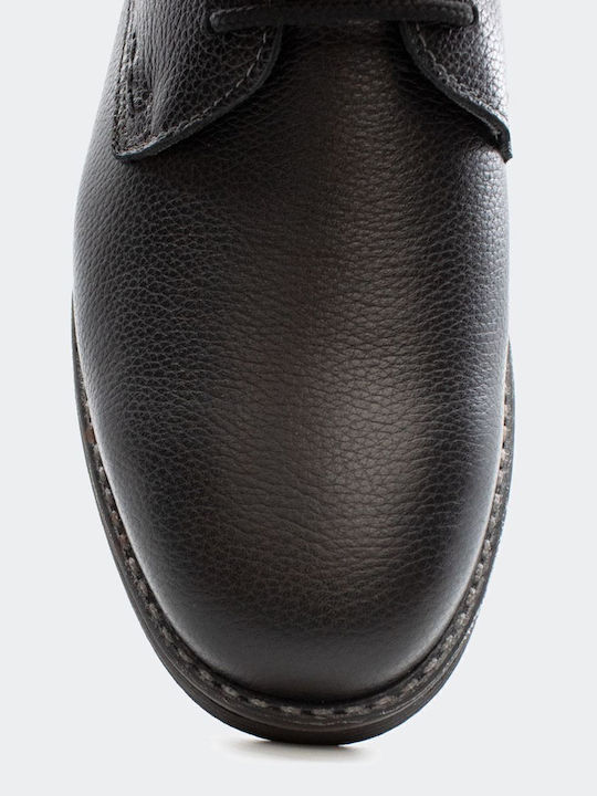 Leather Men's Boots Anatomical Total Black