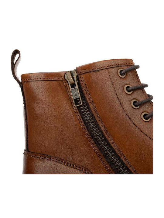 Leather Tabac Brown Boots