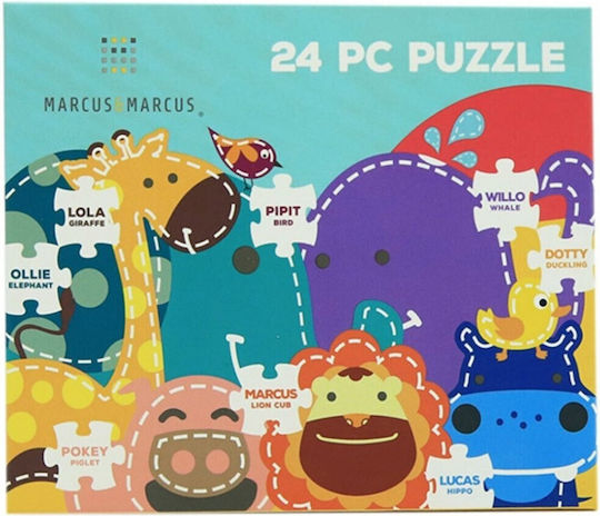 Παιδικό Puzzle Ζωάκια για 1+ Ετών 24pcs Marcus & Marcus