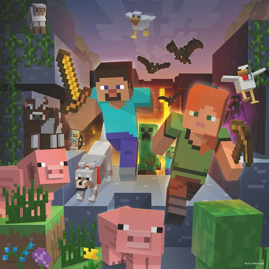 Παιδικό Puzzle Minecraft Biomes για 5+ Ετών 147pcs Ravensburger