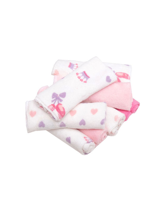 Viopros Baby Towel Set Multicolour 8pcs