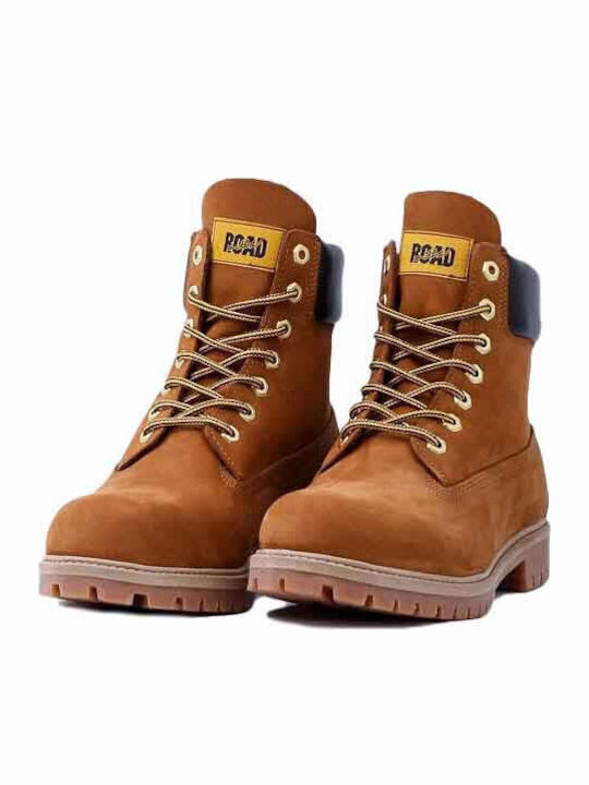 Leder Tabac Braun Stiefel