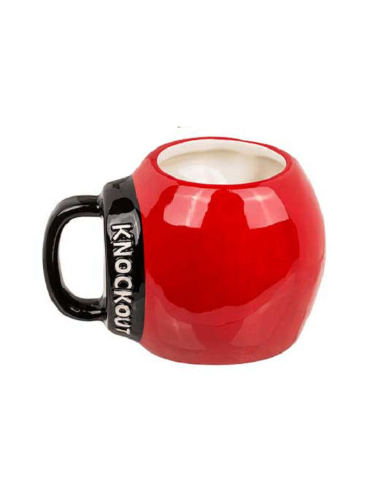 Boxing Glove Ceramic Cup Red 500ml