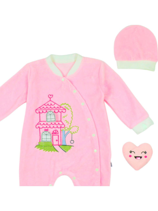 Evita Set Onesie Pink