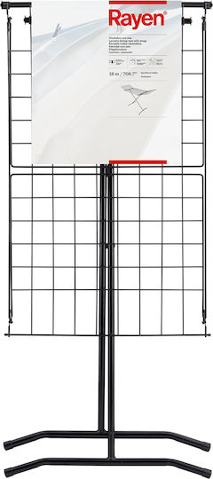 Rayen Folding Floor Metallic Clothes Drying Rack with 18m Hanging Length