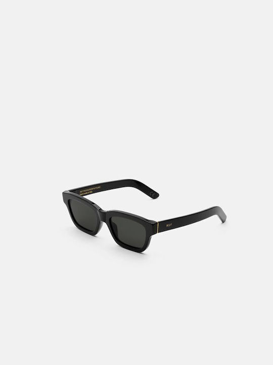 Retrosuperfuture Milano Unisex Sunglasses with Black Plastic Frame and Black Lens 94Z