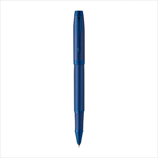 Parker Pen Set Rollerball made of Steel Blue in a case (in a paper cassette)