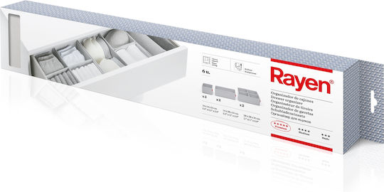 Rayen Fabric Drawer Organizer for Underwear in Gray Color 2017.11 6pcs