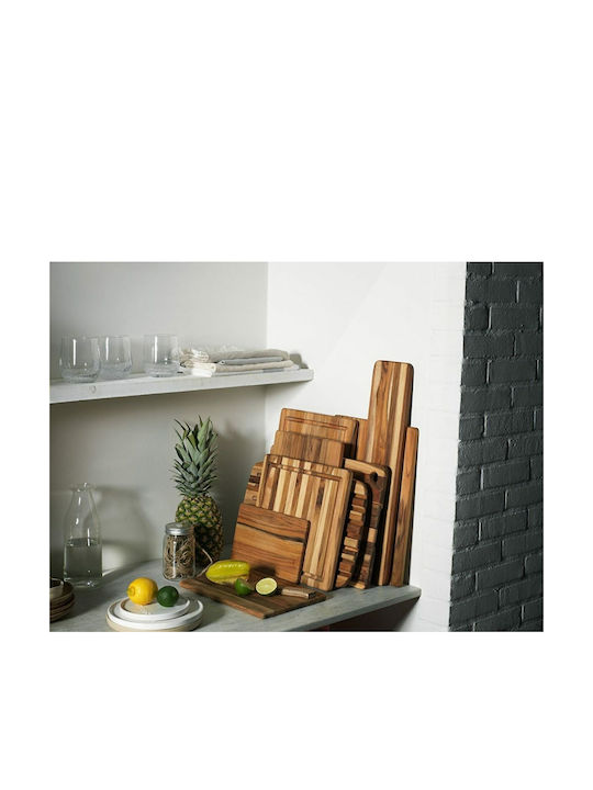 TeakHaus Essential Servierplatte Hölzernes 40x27.4x1.4cm 1Stück