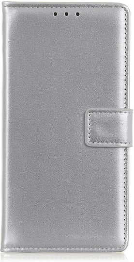 Wallet Δερματίνης Ασημί (Google Pixel 6)