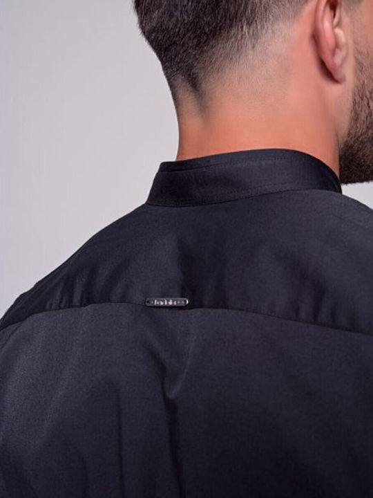 Hernando Long-sleeved Denim Shirt Black