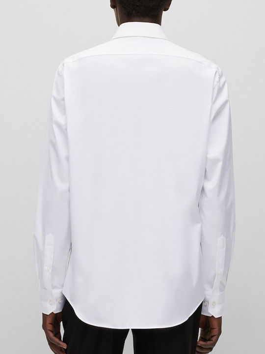 Hugo Boss Men's Shirt Long Sleeve White