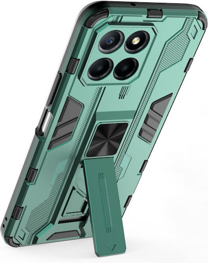 Shockproof Armor Back Cover Plastic Magnetic Verde (Honor X8)