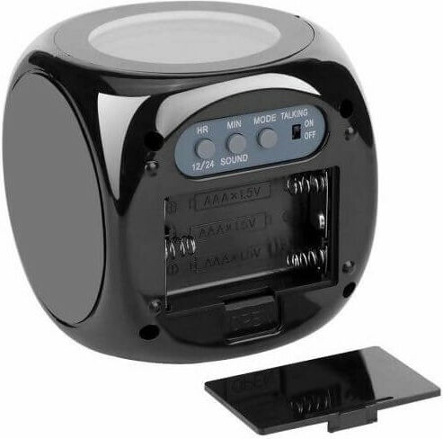 DOL-2028 Ceas De Masă Digital LED Din Plastic Cu Ceas Deșteptător Negru TS1253