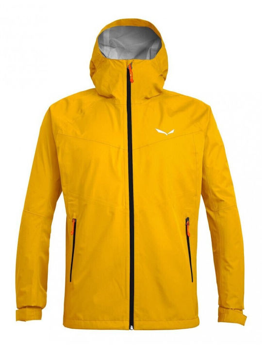 Puez Aqua 3 Iarnă Geacă Waterproof Galbenă