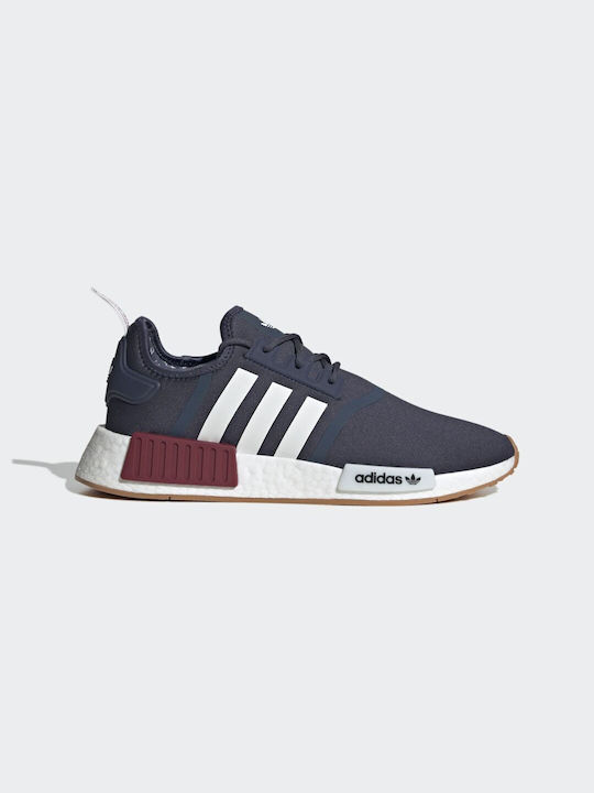 adidas NMD R1 Sneakers Shadow Navy Cloud White Collegiate Burgundy HP9857 Skroutz.gr