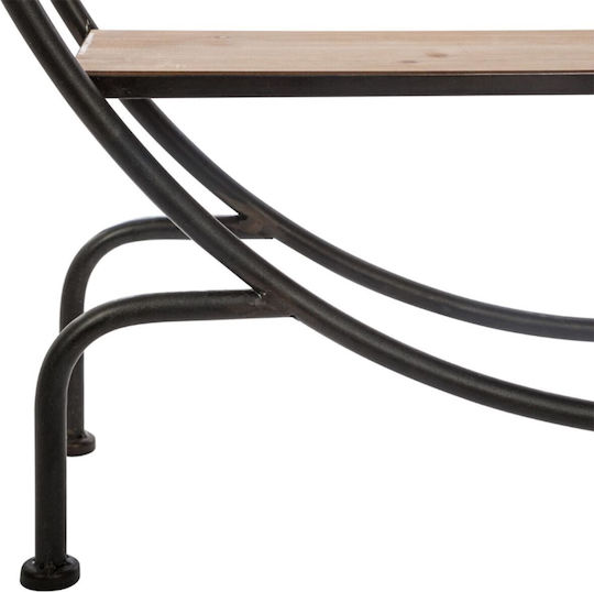 Bookcase A-s Danik Black - Natural 91.5x24.5x100.5 cm