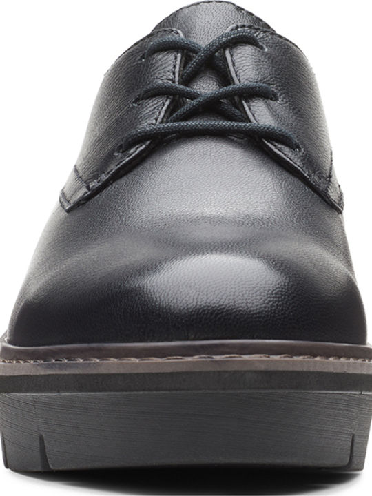 Airabell Tye Women's Leather Derby Shoes Black