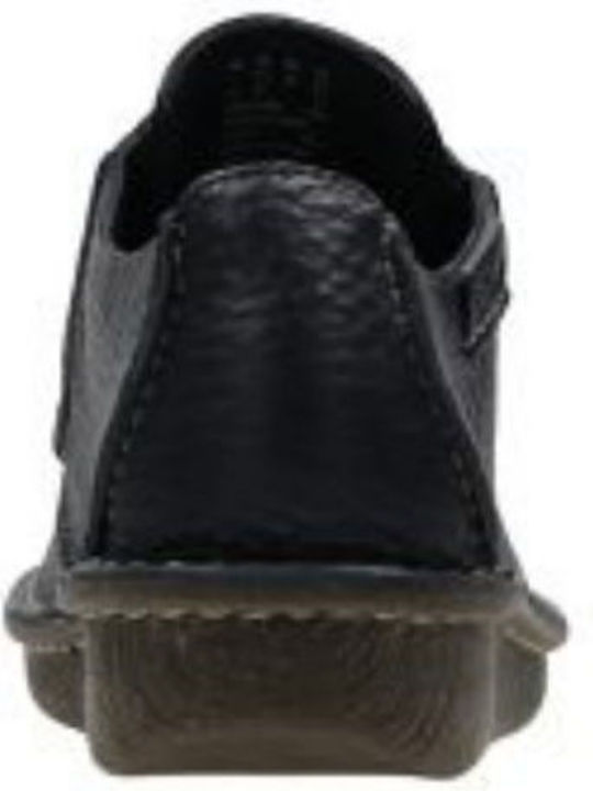 Funny Dream Women's Leather Oxford Shoes Navy Blue 4