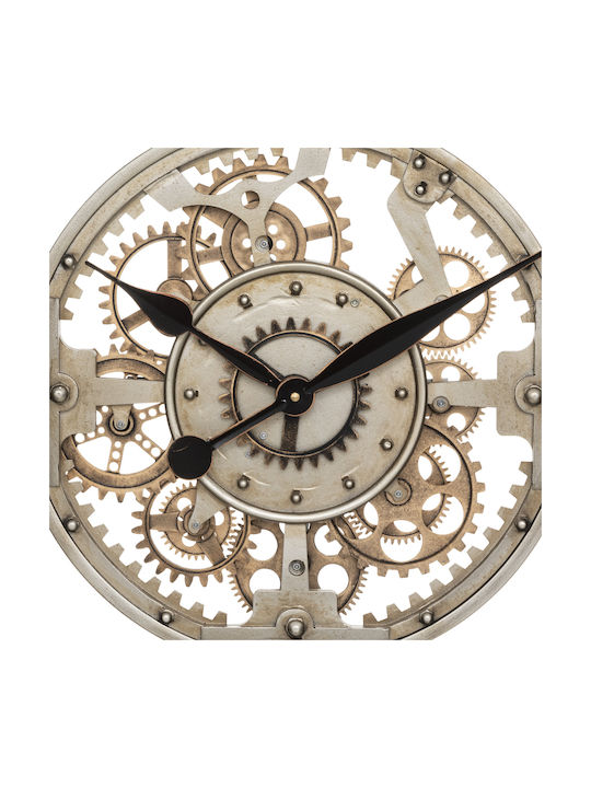Soul Silent Antique Wall Clock Metallic Black Ø70cm