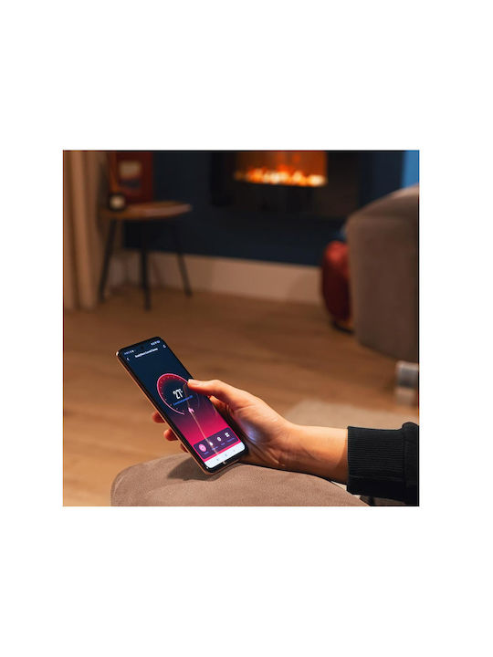 Cecotec 2250 Curved Flames Connected Wandmontiert Elektrischer Kamin 2000W 60x46.5cm Schwarz