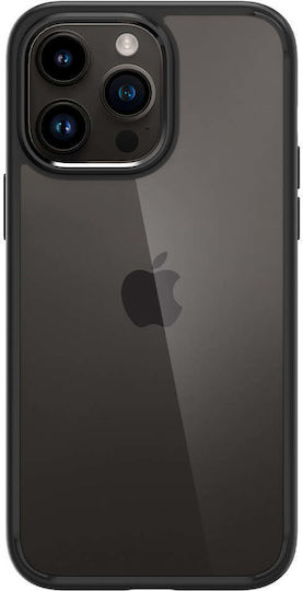 Spigen Crystal Hybrid Back Cover Plastic negru mat (iPhone 14 Pro Max)