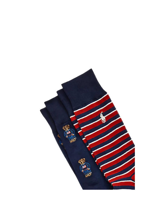 Ralph Lauren Bărbați Șosete Multicolor 2Pachet