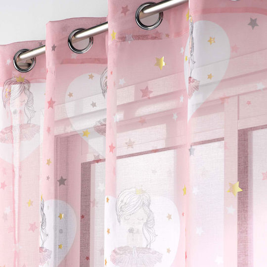 Douceur d'Intérieur Petite Etoile Sheer Curtain with Grommet Tops Douceur d'Intérieur Petite Etoile Sheer Curtain with Grommet Tops