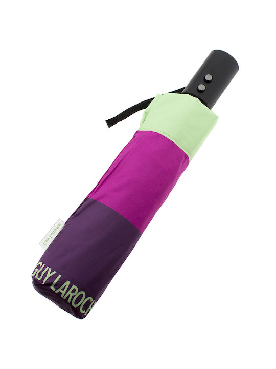 Guy Laroche Automatic Umbrella Compact Purple/Green