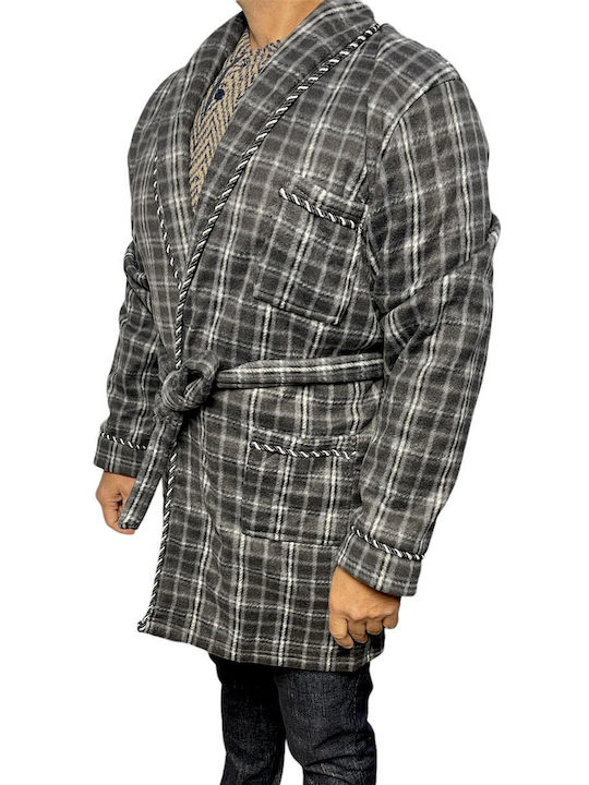 GRIECHISCHE FLEECE-SCHLAFSÄCKE MIT ZWICKEL 03-900 COLLECTION DEMI LENGTH PLAID GREY