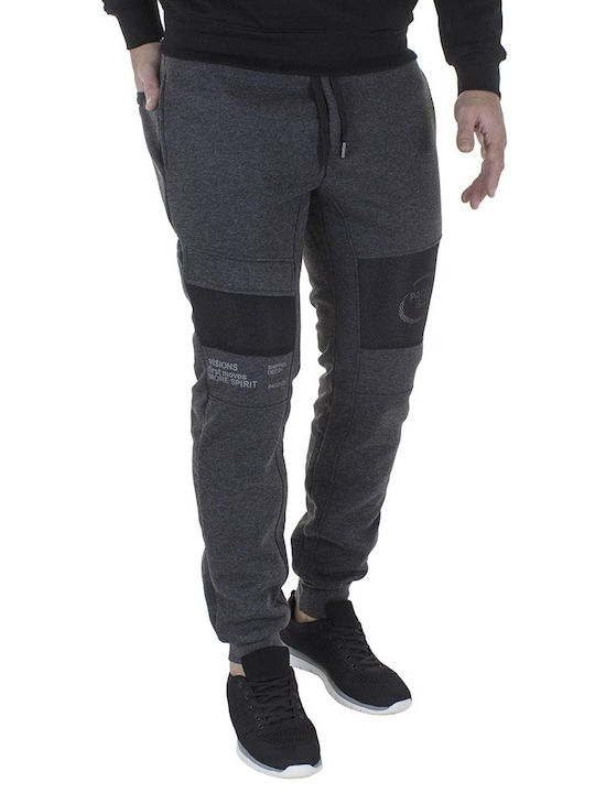 Paco & Co Men's Sweatpants with Rubber Anthracite