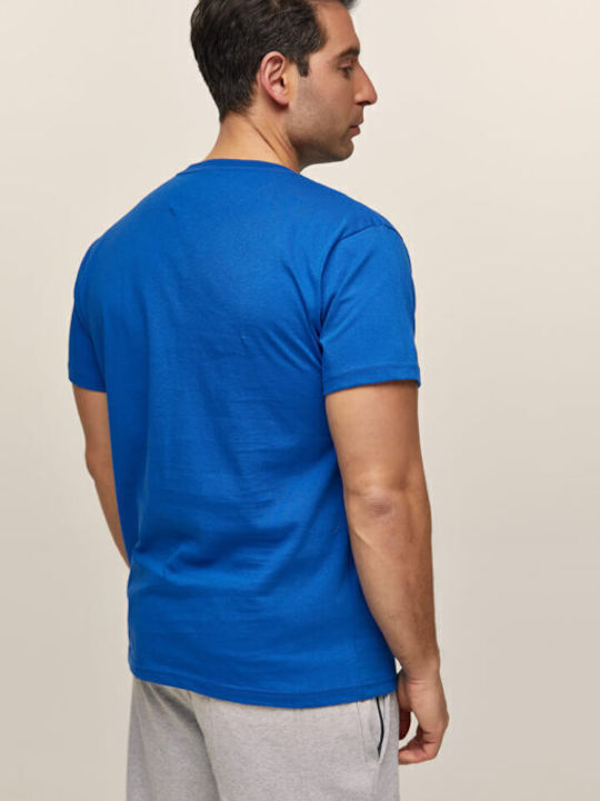 Bodymove 678-4478 Men's Sports T-Shirt Monochrome Blue