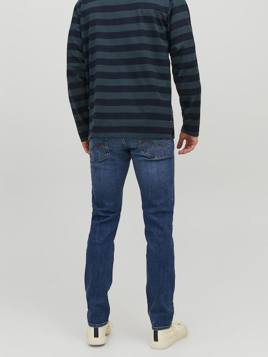 Jack & Jones Herren Jeanshose in Slim Fit Blue Denim