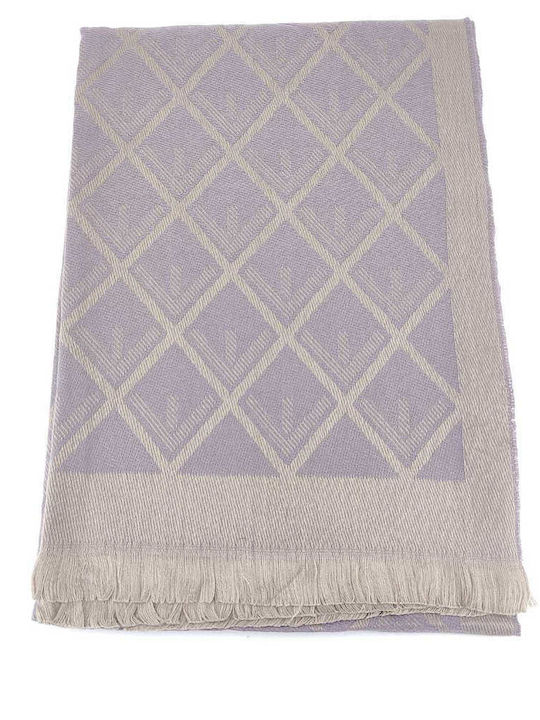 Verde Women's Wool Scarf Lilac