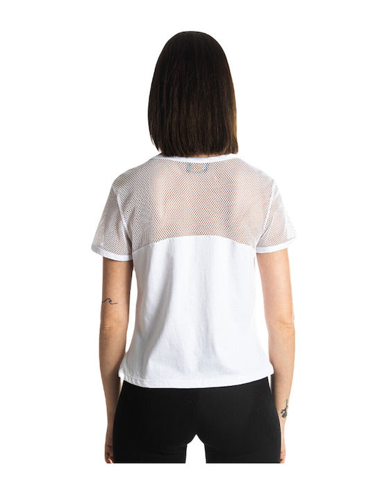 Paco & Co 213165 Women's Summer Blouse Short Sleeve White